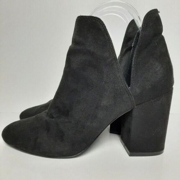 STEVE MADDEN Rotary Suede Booties Shooties Black Sz 9 B - Picture 6 of 13